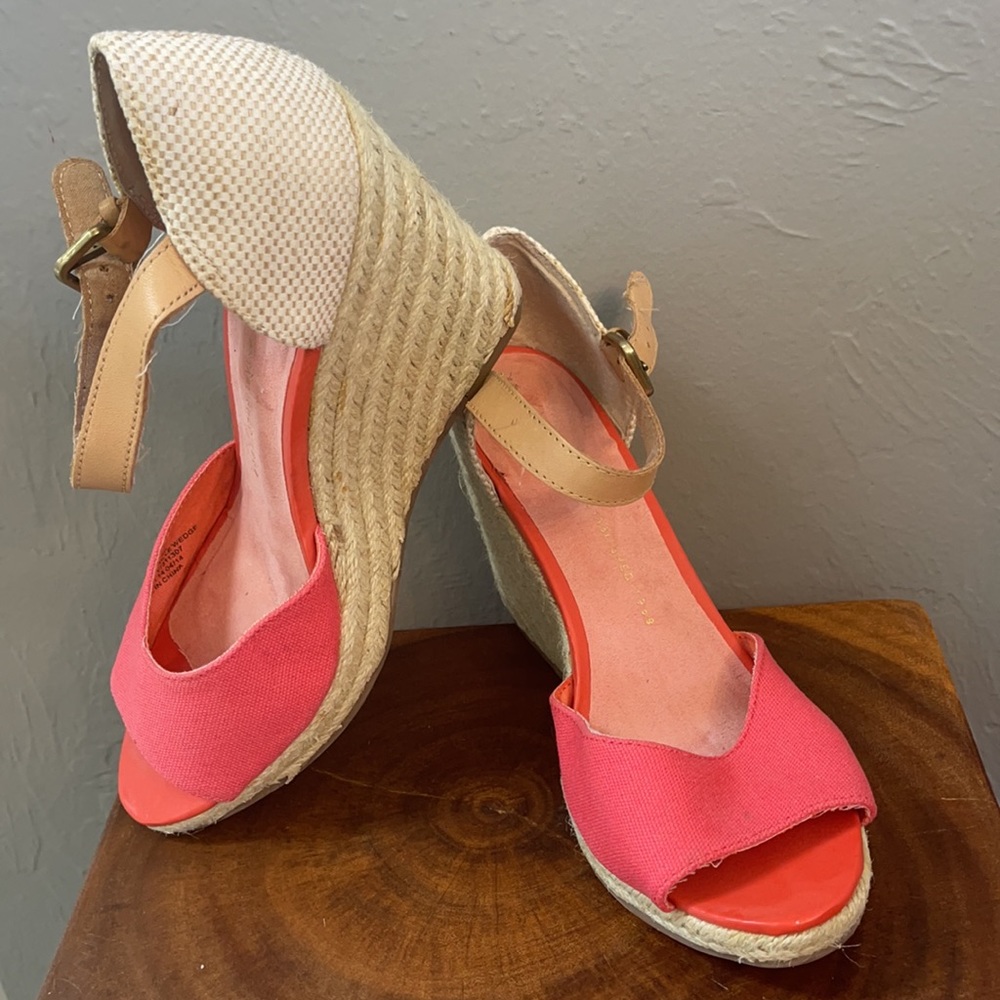 Gap women's sandal wedges platform shoes Flamingo